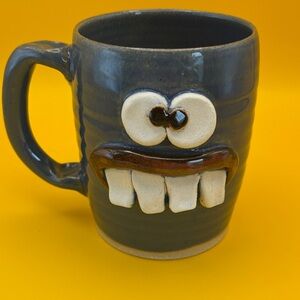 Quirky UG CHUG Face Pottery Mug